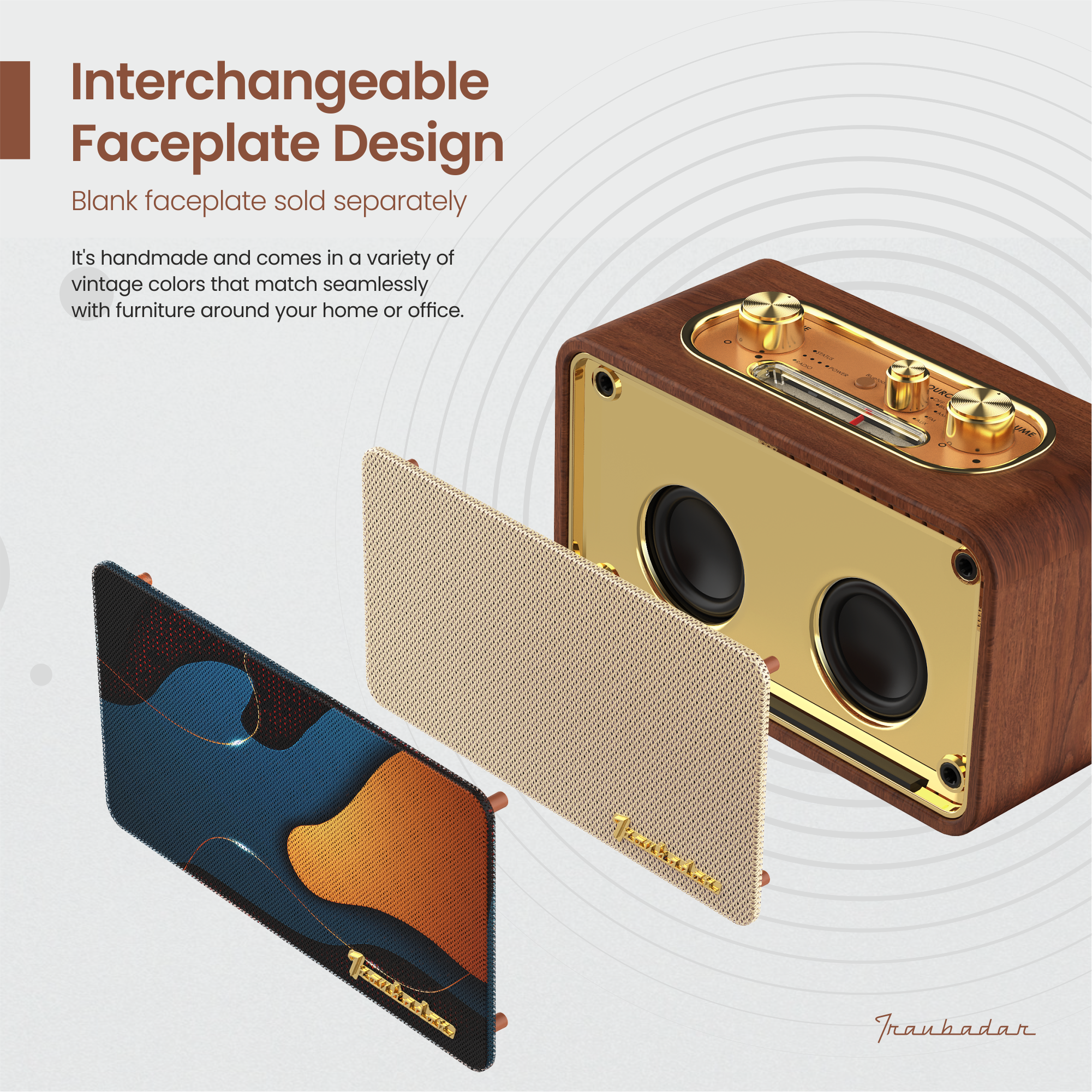 waarschijnlijkheid vrek films Trenbader Artlink Wireless Bluetooth Speaker Customizable Rechargeable